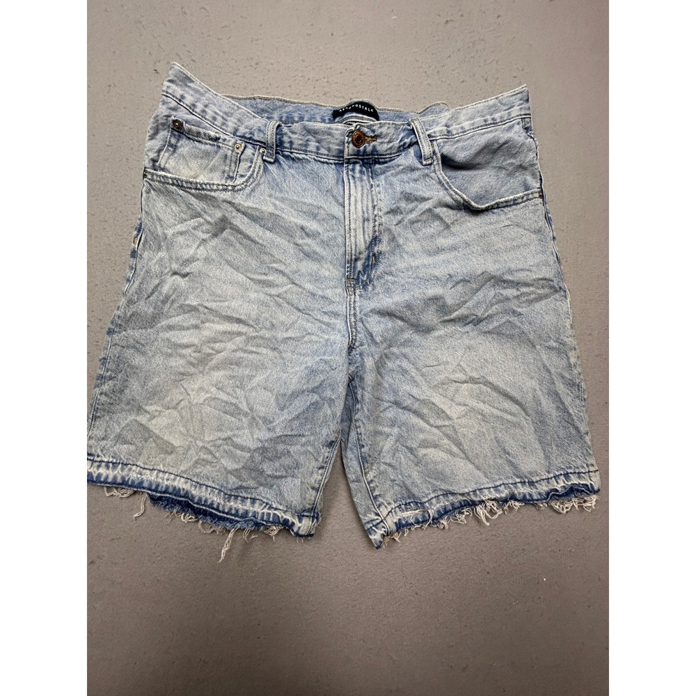 Aeropostale Loose Straight Short 100% Cotton Light Wash W36 Mens